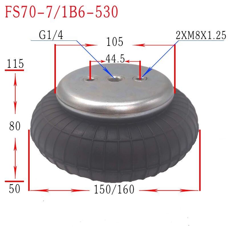 Air Spring Double Bladder Rubber Air Bag 0kg Top Shock Absorber Inflatable Spring Inflatable Lift Vibration Platform Air Spring Double Bladder Rubber Air Bag 0kg Top Shock Absorber Inflatable Spring Inflatable Lift Vibration Platform