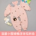 Ngay cả vườn mới quần áo sơ sinh cotton mùa xuân và mùa thu một mảnh phù hợp với nam và nữ ấm bé quần áo leo núi quần áo bodysuit Áo liền quần