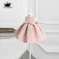 Hoa cô gái ăn mặc nữ trẻ em ăn mặc váy công chúa váy cô gái đám cưới pettiskirt trẻ em sinh nhật trang phục buổi tối ăn mặc set vest gile bé trai hàng cao cấp