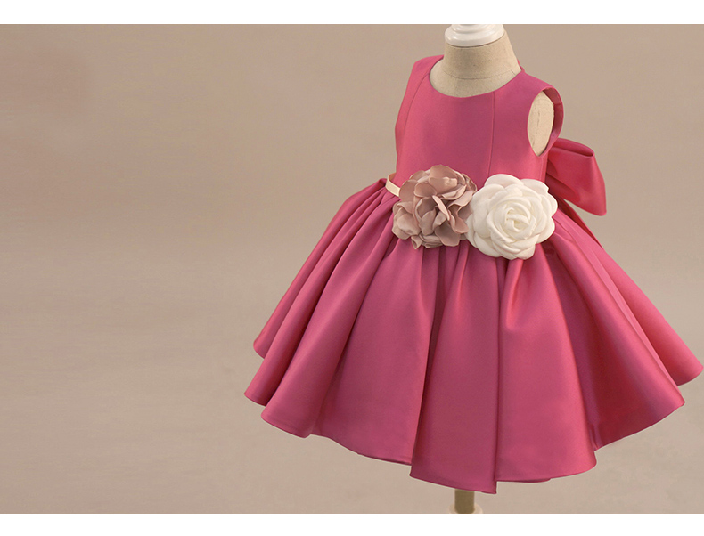 Trẻ em váy công chúa váy cô gái fluffy hoa cô gái tiệc sinh nhật bên váy chủ nhà trang phục piano mùa hè - Váy trẻ em đồ bộ bé trai