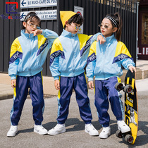 Primary school uniforms spring and autumn tide clothes two-piece kindergarten uniforms winter sportswear suits childrens class service graduation