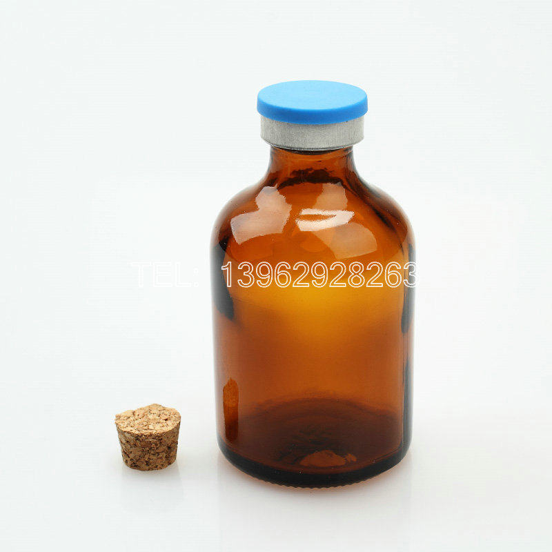 Large Belly Glass Health Products Packaging Bottle Bulk Bottle 50ml Ml Molded Bottle Experimental Bottle Medicine Bottle