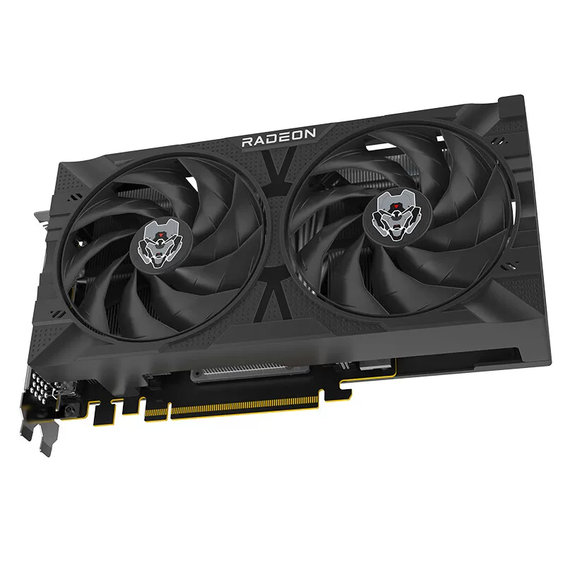 ВСТАРМОР графическая карта для ПК для игр (AMD RX9060XT) alloy 16GD6 с двумя вентиляторами