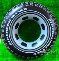 INTEX59252 Black Tire Big Mac Swimming Ring Adult Swimming Floating Ring Lifebuoy Life Ring