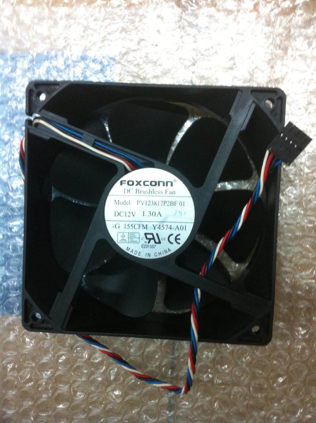 Original Foxconn 12cm12038 DC12V 1 30A PV123812P2BF 01 Dell main case fan