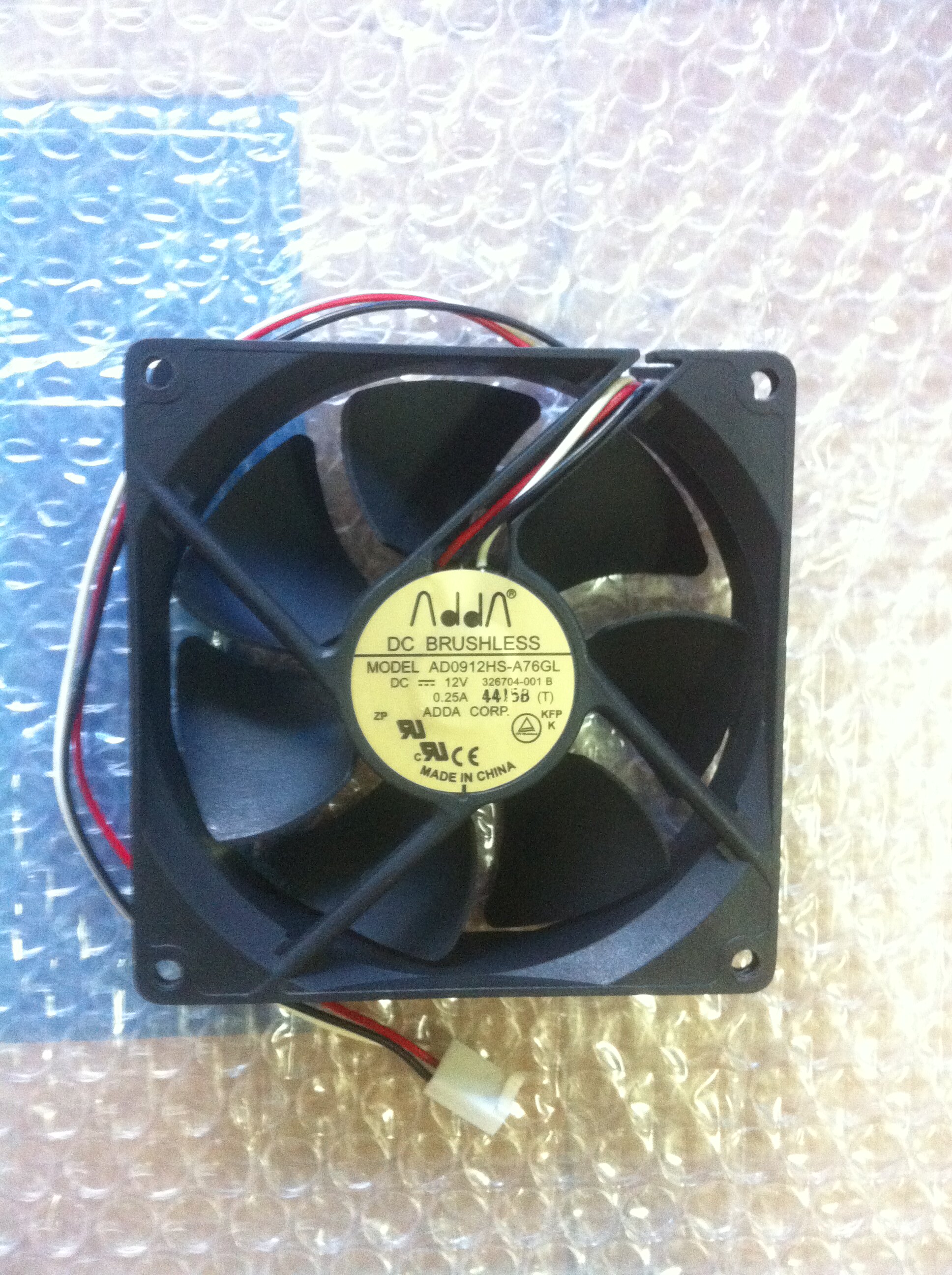 Original Association hi ADDA 9025 AD0912HS-A76GL DC12V 0 25A main case cooling fan