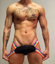 Male Sensation Diddin Underpants Low Waist Spice Free of Temptation Passion Gay gay Rainbow Excited Inspired by Tiny Pants