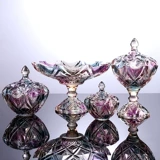 泸沽湖 Европейская стиль ретро -дом красочная сахарная коробка фруктовая тарелка с водой из фруктов высушенная фруктовая тарелка конфеты коробка