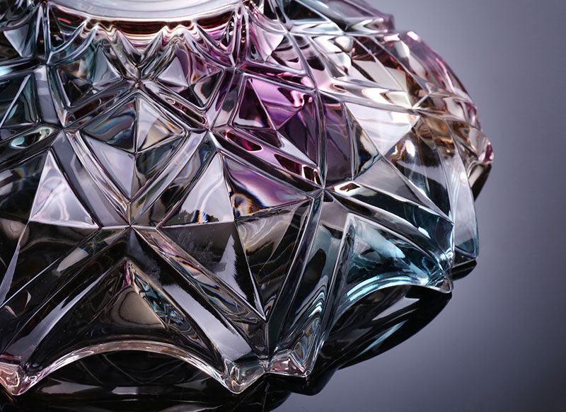 轻奢欧式创意水晶玻璃琉璃色水果盘高颜值客厅茶几大号果盘详情8