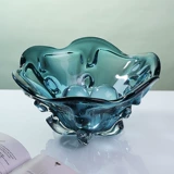 Легкий роскошный современный хрустальный стеклянный супер большая фруктовая тарелка Творческая гостиная кофейная столик Стекло фруктовый