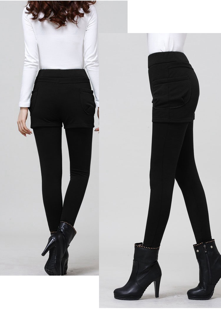 Quần legging và nhung dày nữ mặc eo cao mùa thu và quần mùa đông size lớn là quần cotton mỏng ấm mùa đông quần áo thể thao nữ