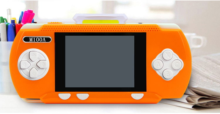 Magic Di M100A cổ điển hoài cổ 80 Super Mario Contra màn hình lớn trò chơi máy đôi trận Palm máy chơi game powkiddy