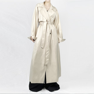 没2月 流光设计感日常高级长款风衣外套