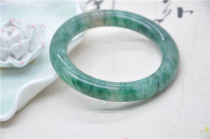 Don’t take pictures of Nanyang Jade Dushan Jade Old Material Ice Permeable Sky Blue Du Jade 58 Round Bracelet Women’s Bracelet