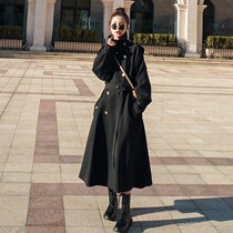 2021 Spring and Autumn New Korean version of long size windbreaker female fat mm200 Jin loose casual design jacket