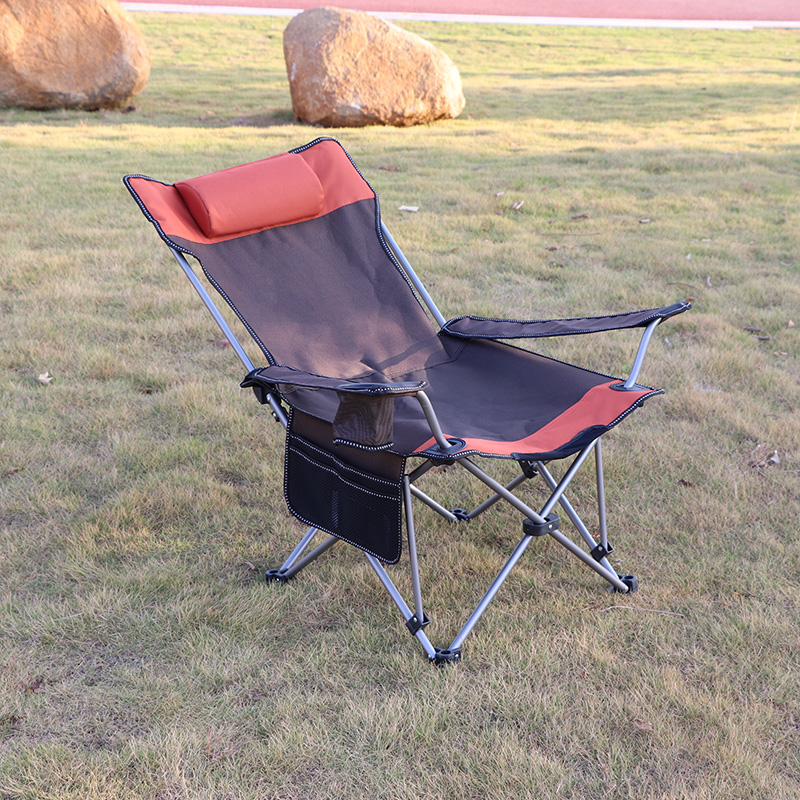 Outdoor Folding Deck Chair Super Light Afternoon Nap Beach Casual Actors On-board Backrest Poop Camping Fishing Chair