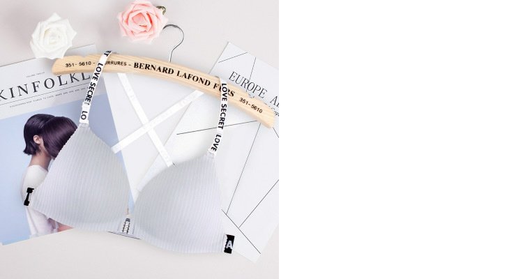 Cross treo cổ tam giác cup đơn khóa thắt lưng mỏng cup mềm không có vòng thép áo ngực bikini đẹp backless đồ lót bơi quần lót nữ triumph