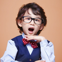 Childrens glasses frame myopia round male anti-radiation primary school childrens computer mobile phone flat mirror female anti-blue light