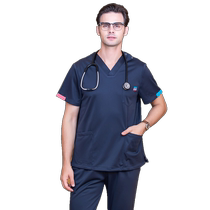 Hospital nurse operating room hand washing clothes men and women short-sleeved medical beautician stomatologist nurse work clothes