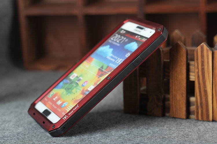 iMatch Water Resistant Shockproof Dust/Dirt/Snow-Proof Aluminum Metal Case Cover for Samsung Galaxy Note 3