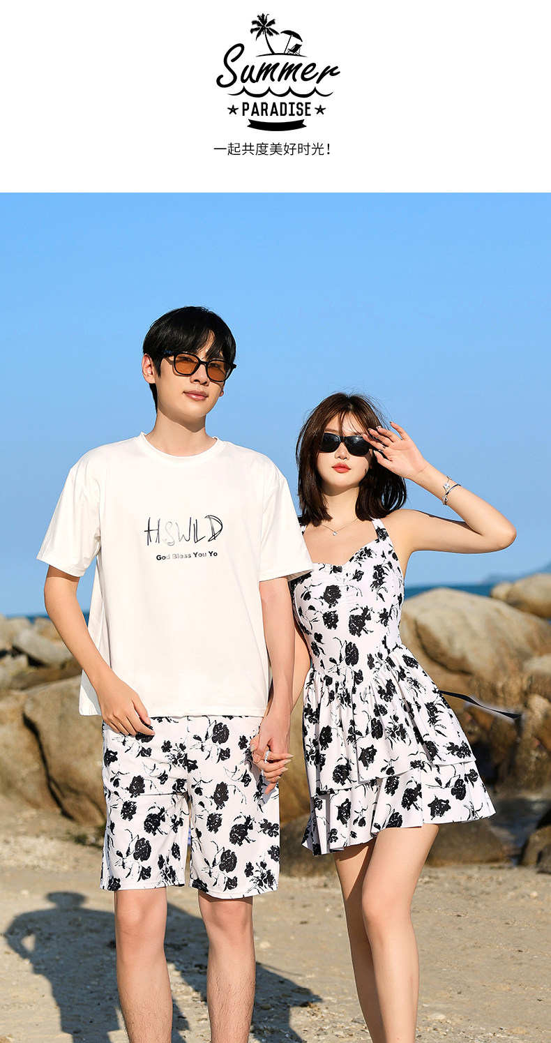 Купальник, сексуальные пляжные штаны, комплект, для влюбленных 