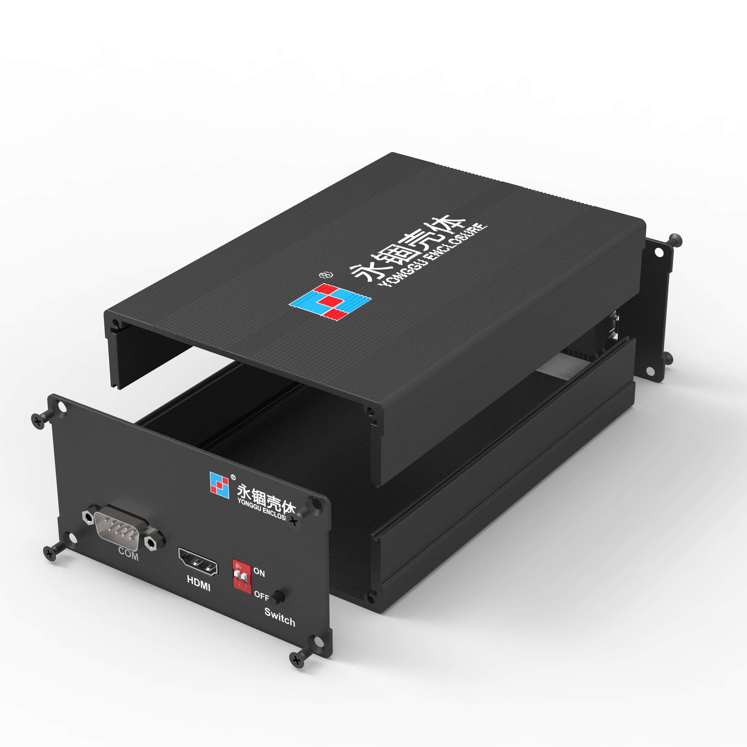 Set made aluminum case 106 * 55 aluminum alloy action power controller pcb circuit board meter case aluminum milking material box aluminum