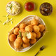 Korean-Style Viral Cheese Balls with Stringy Cheese, Fried Chicken Shop Commercial Use, Semi-Finished Fried Snack, 465g