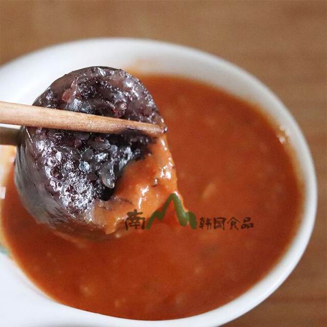 1kg Northeast-Style Vermicelli Rice Sausage, Ready-To-Eat Korean-Style Blood Sausage, Korean-Style Popular Glutinous Rice Sausage