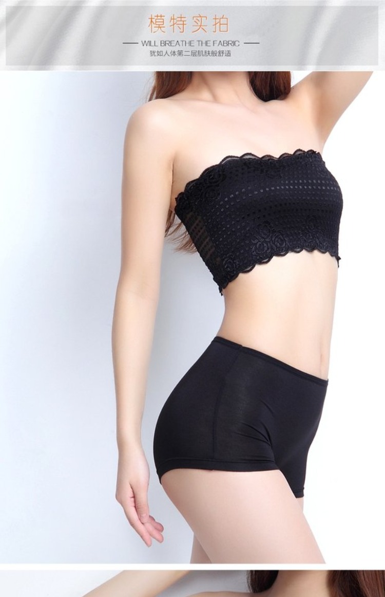 Phụ nữ ống hàng đầu Phụ nữ ren quấn ngực chống sóng phương thức chạm đáy dây đeo làm đẹp trở lại vest đồ lót cô gái gợi cảm áo ngực su