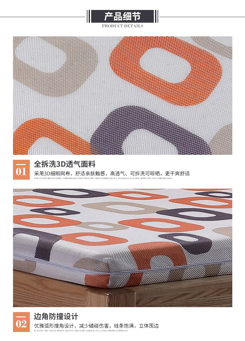 Dừa Weibao Nâu Mat Coir Nệm 1.8 1.5 1.2 mét Cứng Cao su Palm Palm Simmons Kinh tế Tùy chỉnh - Nệm drap nệm