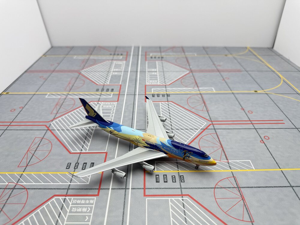 1/400 Singapore Airlines B747 400 Metal Aircraft Model 9V SPK SPL