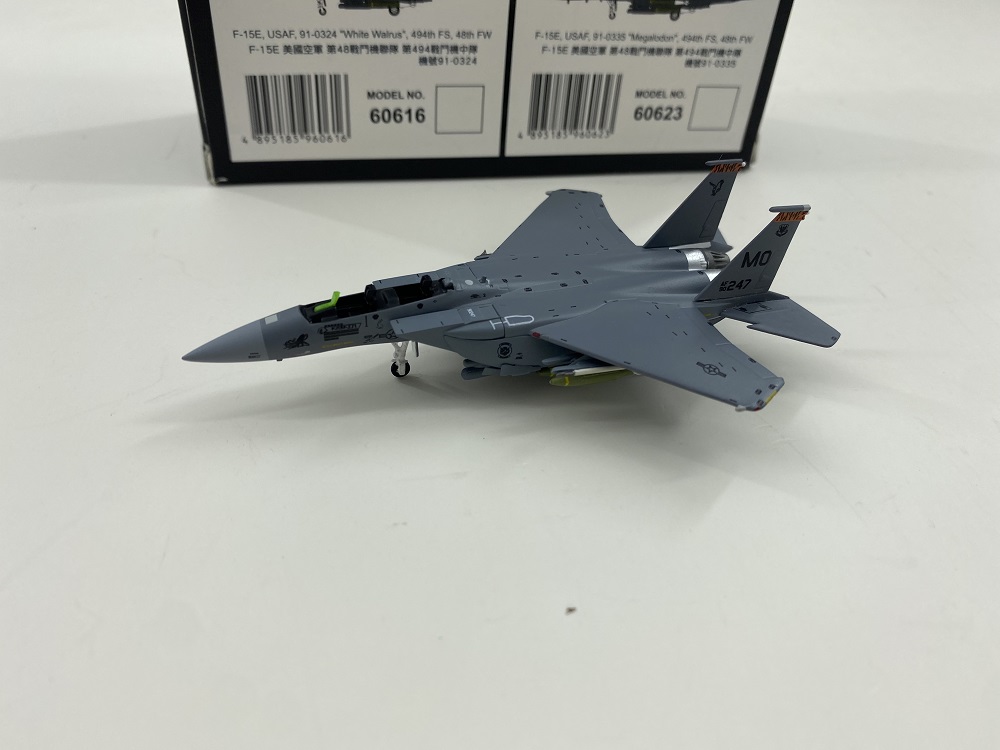 Hogan 1/200 US Air Force F-15 Strike Eagle Fighter, Alloy Aircraft