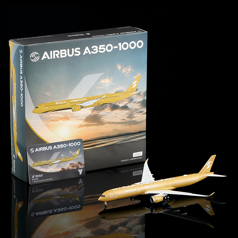 Now Available: Yy Wings 1/400 Star Universe Airlines A350-1000 Metal Model Aircraft B-58554 by Hajime Sorayama