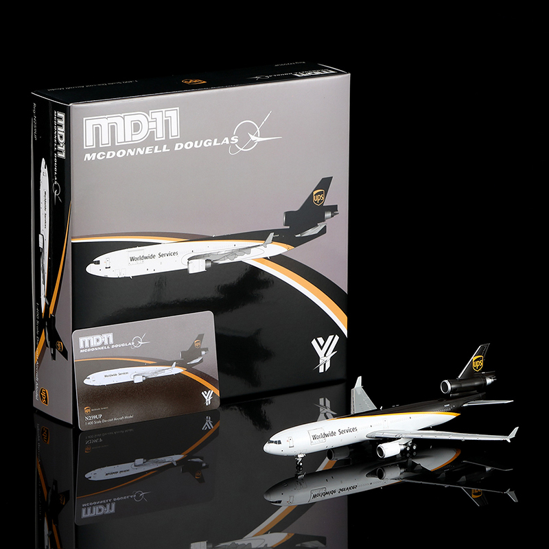 Yy Wings 1/400 Ups Airlines Mcdonnell Douglas Md-11 Alloy Cargo Aircraft Model N259Up Yy Wings 1/400 Ups Airlines Mcdonnell Douglas Md-11 Alloy Cargo Aircraft Model N259Up