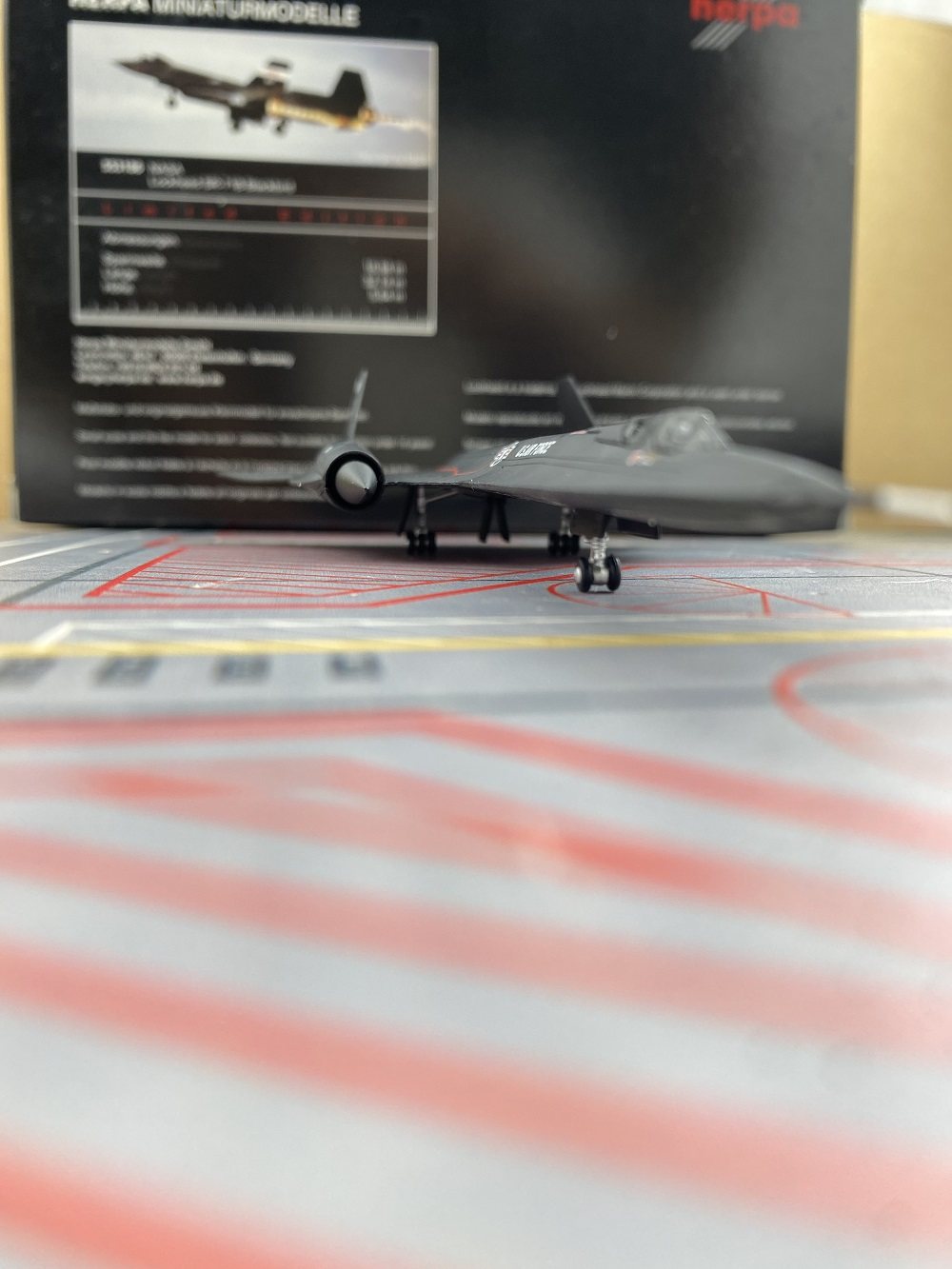 Herpa 1/200 US Air Force, Blackbird SR-71 alloy reconnaissance