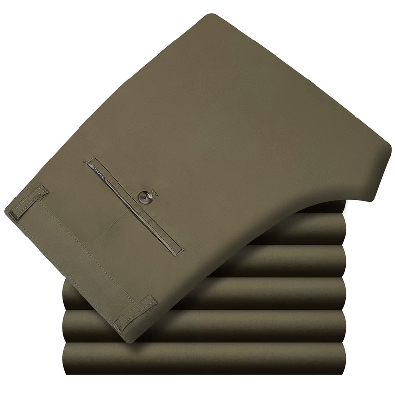 Cotton summer thin trousers, for middle age