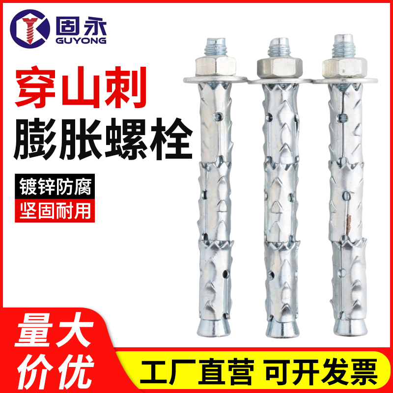 Expansion Screws for Hollow Bricks, Foam Bricks, and Aerated Blocks; Specialized Expansion Bolts; Fish Scale Expansion Bolts; Expansion Barbs