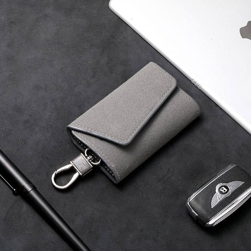 Key Bag Protective Cover Men's New Internet Celebrity Storage Card Bag Two-In-One Household Multi-Function Car Key Bag