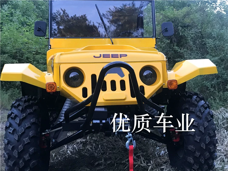 300CC Jeep ATV bốn bánh off-road xăng lớn dành cho người lớn bốn chỗ xe máy leo núi xe máy ống thép UTV xe đua cho bé