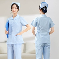 Синяя кукла, раздельный комплект, кукольный воротник, короткий рукав