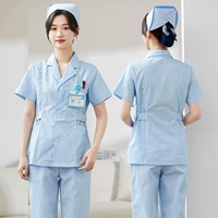 Синий раздельный комплект, короткий рукав