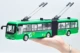 Full xe buýt Bắc Kinh 2 xe buýt bốn cửa hai phần mở rộng xe buýt hợp kim mô hình xe đồ chơi - Chế độ tĩnh