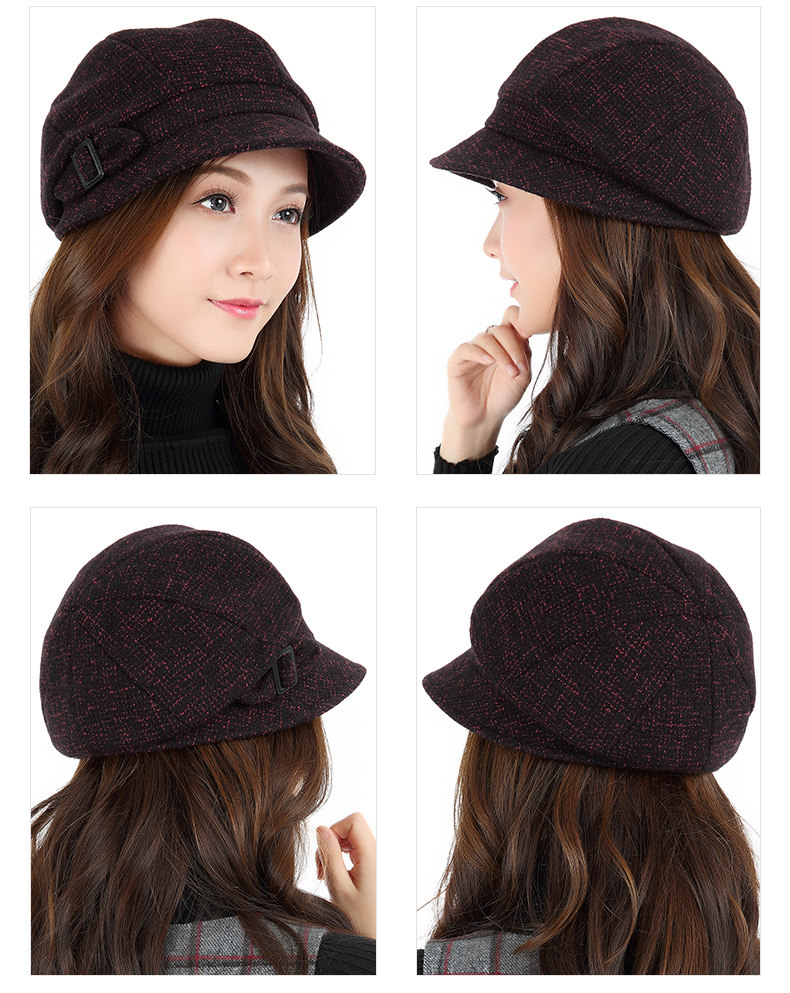 Chapeau pour femme en Melange de laine - Ref 3234088 Image 8