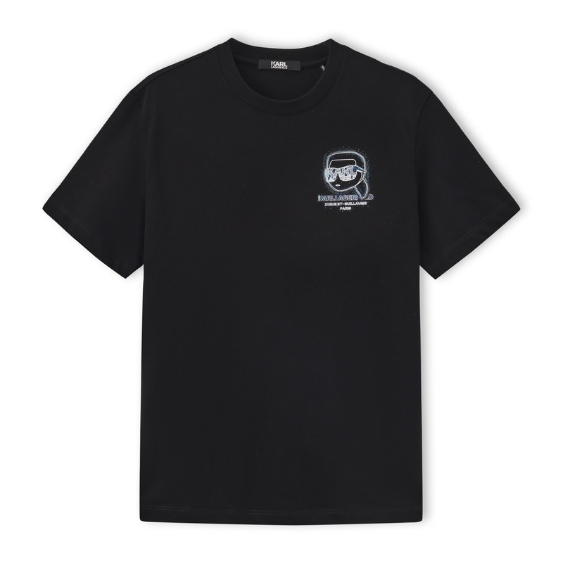 Karl Lagerfeld Men's Clothing 2026 Summer New Karl Lagerfeld Oversized Short-Sleeve T-Shirt Authentic