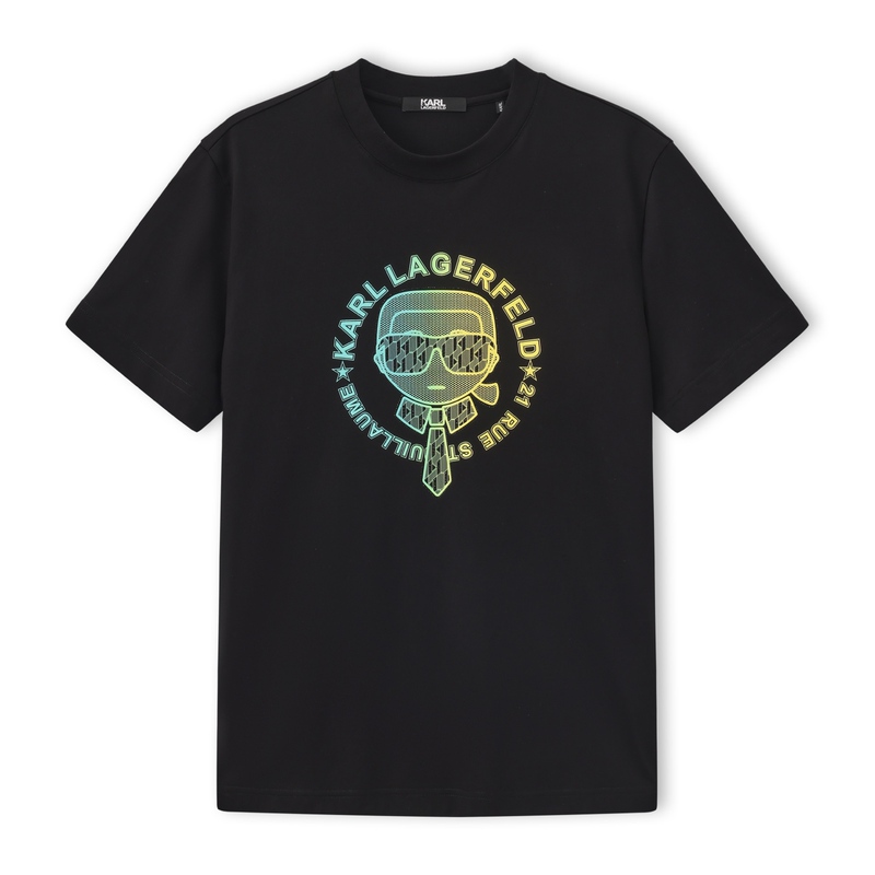 Karl Lagerfeld Men's Clothing 2026 Summer New Karl Lagerfeld Oversized Short-Sleeve T-Shirt Authentic