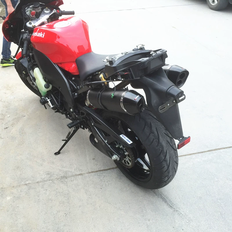 06-07 Ống xả của Scorpio ZX-10R được sửa đổi Ống xả Scorpio sửa đổi ống xả hai hàng ZX-10R - Ống xả xe máy
