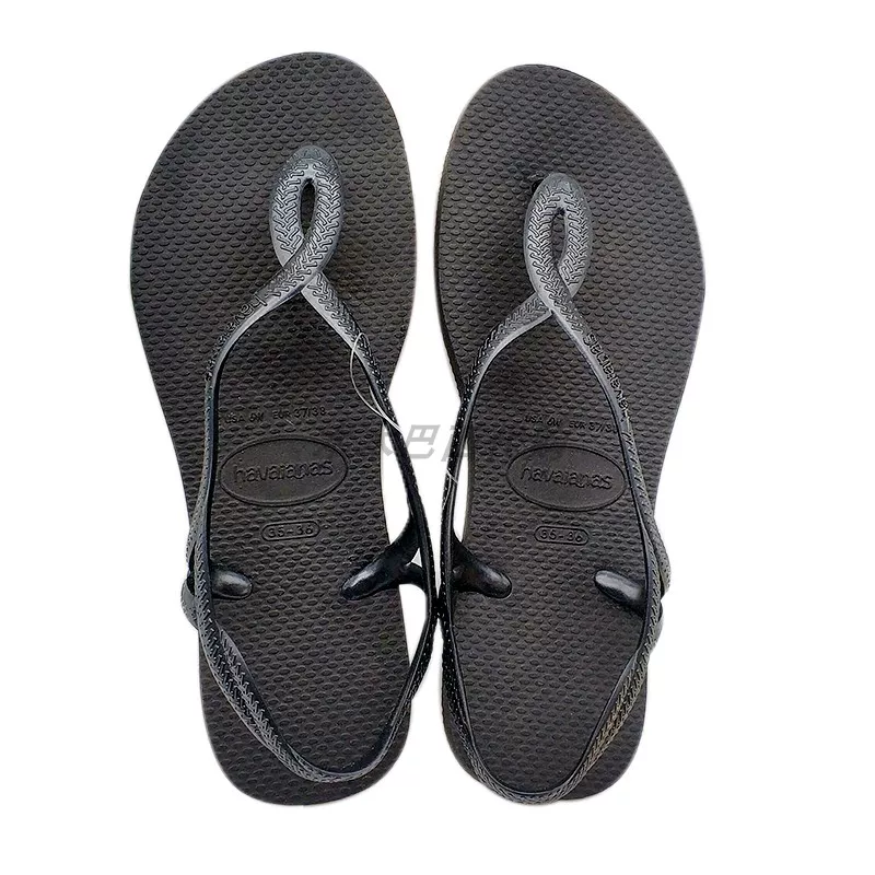 Женские сланцы Havaianas с тонким ремешком FREEDOM, нескользящие, пляжные повседневные тапочки