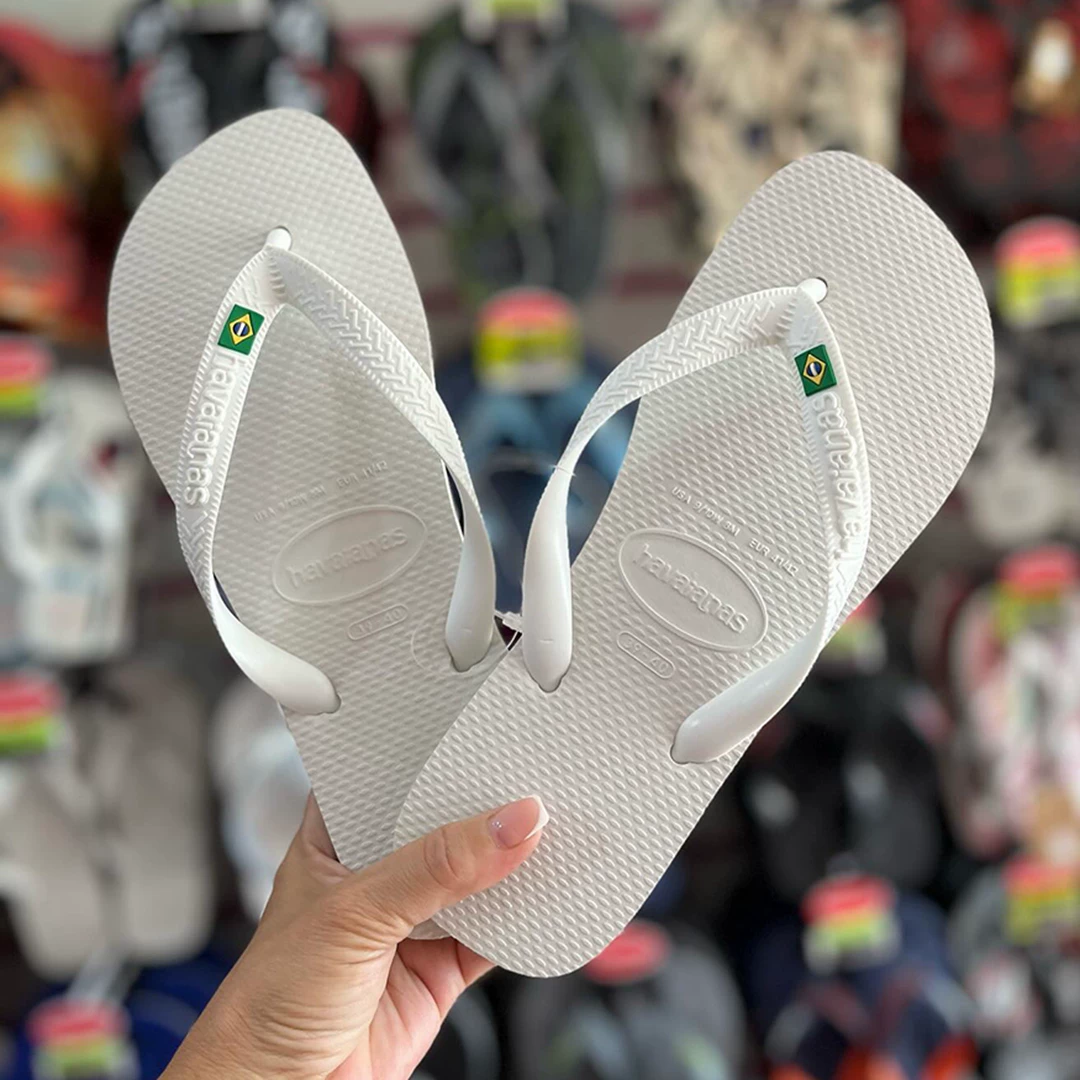 [Оригинальные сланцы Havana Havaianas женские шлепанцы с узкой подошвой противоскользящие]