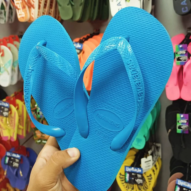 [Бразилия havaianas вьедо Хаваана TOP мужская/женская парные резиновые шлепанцы межплатформенные]