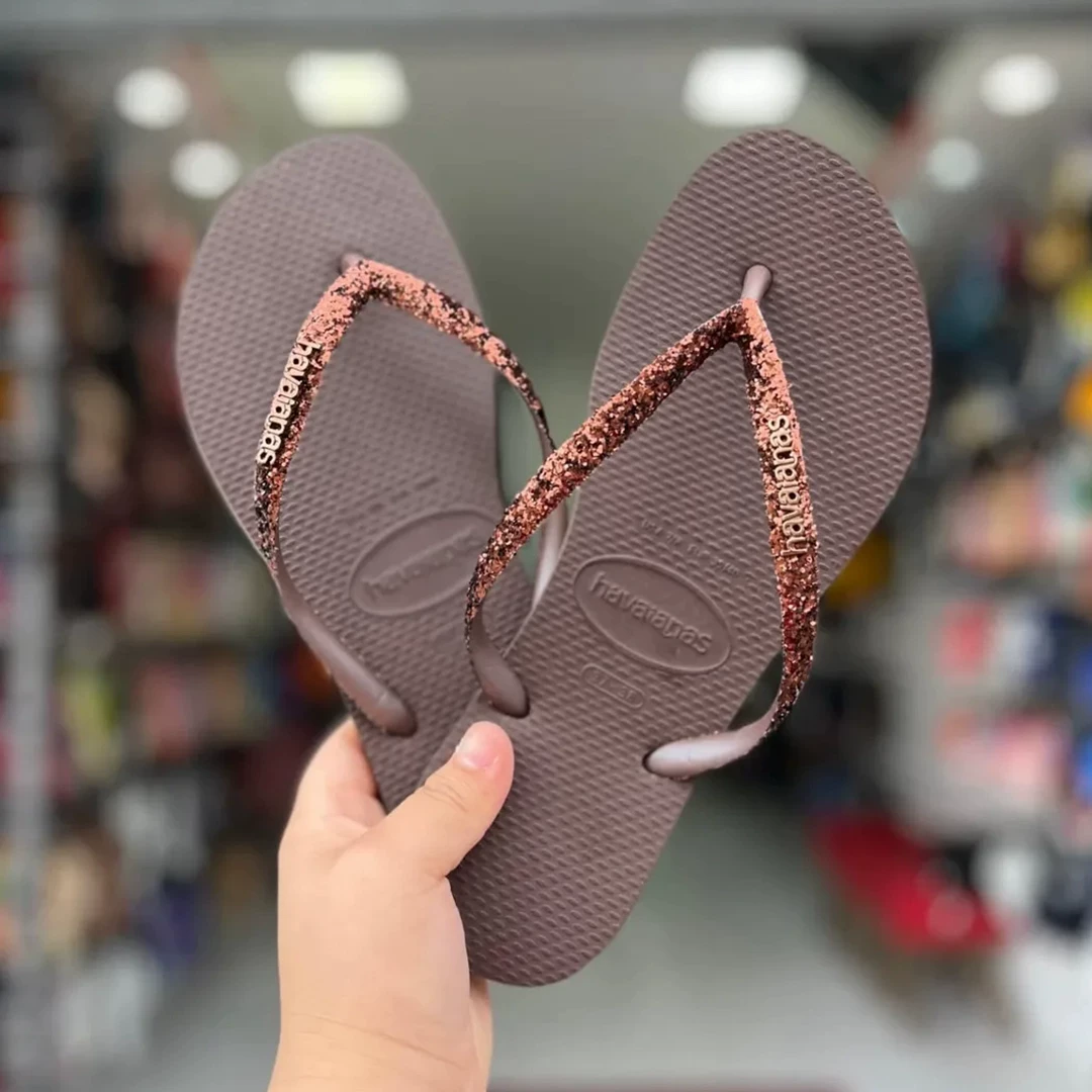 [Оригинальные сланцы Havana Havaianas женские шлепанцы с узкой подошвой противоскользящие]